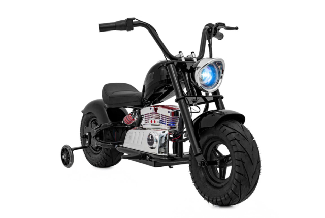 HELD Blackstrike Warrior Chopper, 36V, 350W brushless, Topfart 26 km/t., Sort