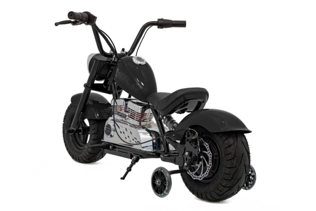HELD Blackstrike Warrior Chopper, 36V, 350W brushless, Topfart 26 km/t., Sort
