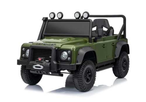 Land Rover Defender 110 SVX Concept elbil til børn, 2x100W, Grøn