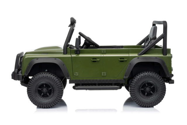 Land Rover Defender 110 SVX Concept elbil til børn, 2x100W, Grøn