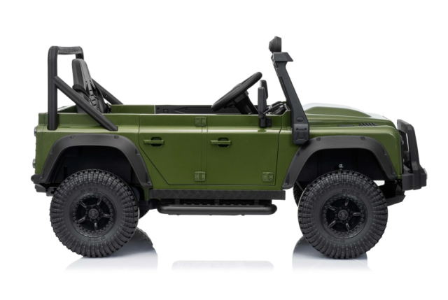 Land Rover Defender 110 SVX Concept elbil til børn, 2x100W, Grøn