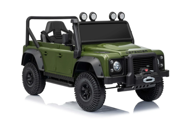 Land Rover Defender 110 SVX Concept elbil til børn, 2x100W, Grøn