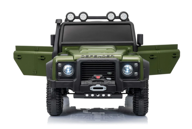 Land Rover Defender 110 SVX Concept elbil til børn, 2x100W, Grøn