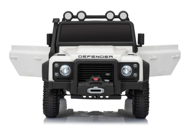 Land Rover Defender 110 SVX Concept elbil til børn, 2x100W, Hvid