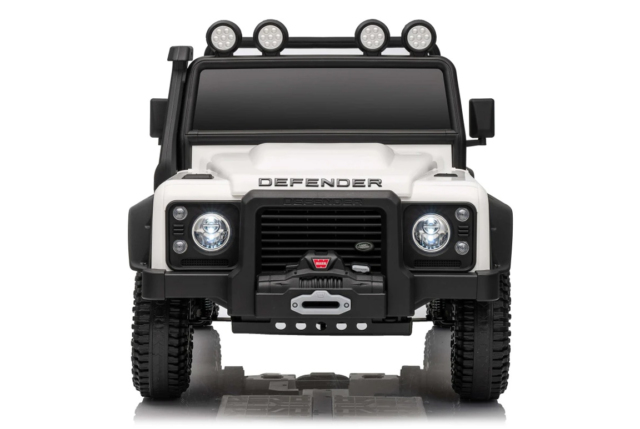 Land Rover Defender 110 SVX Concept elbil til børn, 2x100W, Hvid
