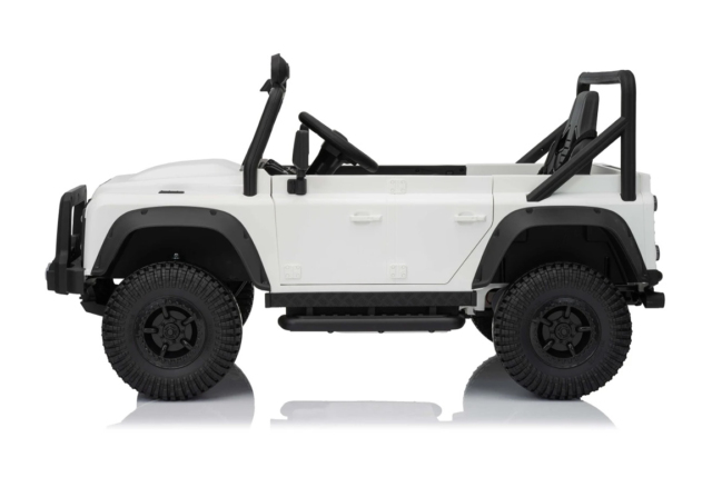 Land Rover Defender 110 SVX Concept elbil til børn, 2x100W, Hvid