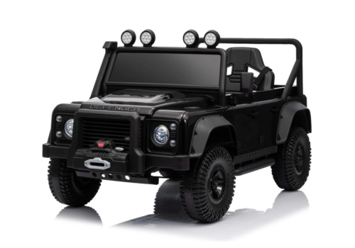 Land Rover Defender 110 SVX Concept elbil til børn, 2x100W, Sort