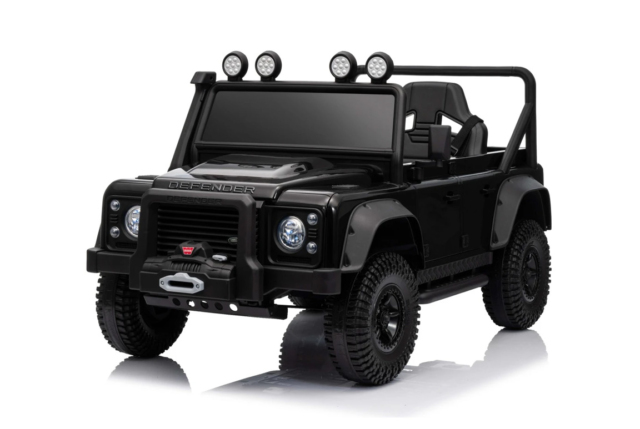 Land Rover Defender 110 SVX Concept elbil til børn, 2x100W, Sort