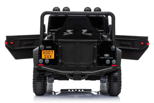Land Rover Defender 110 SVX Concept elbil til børn, 2x100W, Sort