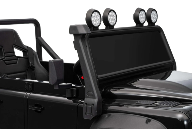 Land Rover Defender 110 SVX Concept elbil til børn, 2x100W, Sort