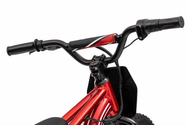 Rød Baigor Pro el-løbecykel / Balancecykel til børn - Topfart på 25 km/t.