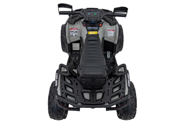Grå Can-Am Outlander ATV, EVA-gummihjul og lædersæde, 4x24V 200W