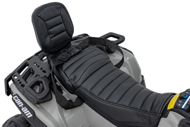 Grå Can-Am Outlander ATV, EVA-gummihjul og lædersæde, 4x24V 200W