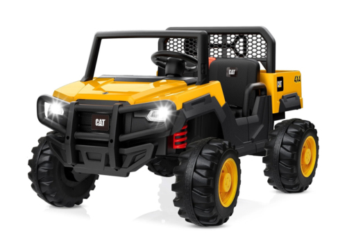 CAT Caterpillar 903 med 4x24V, lithium batteri og tiplad – Entreprenørdrømme i børnestørrelse