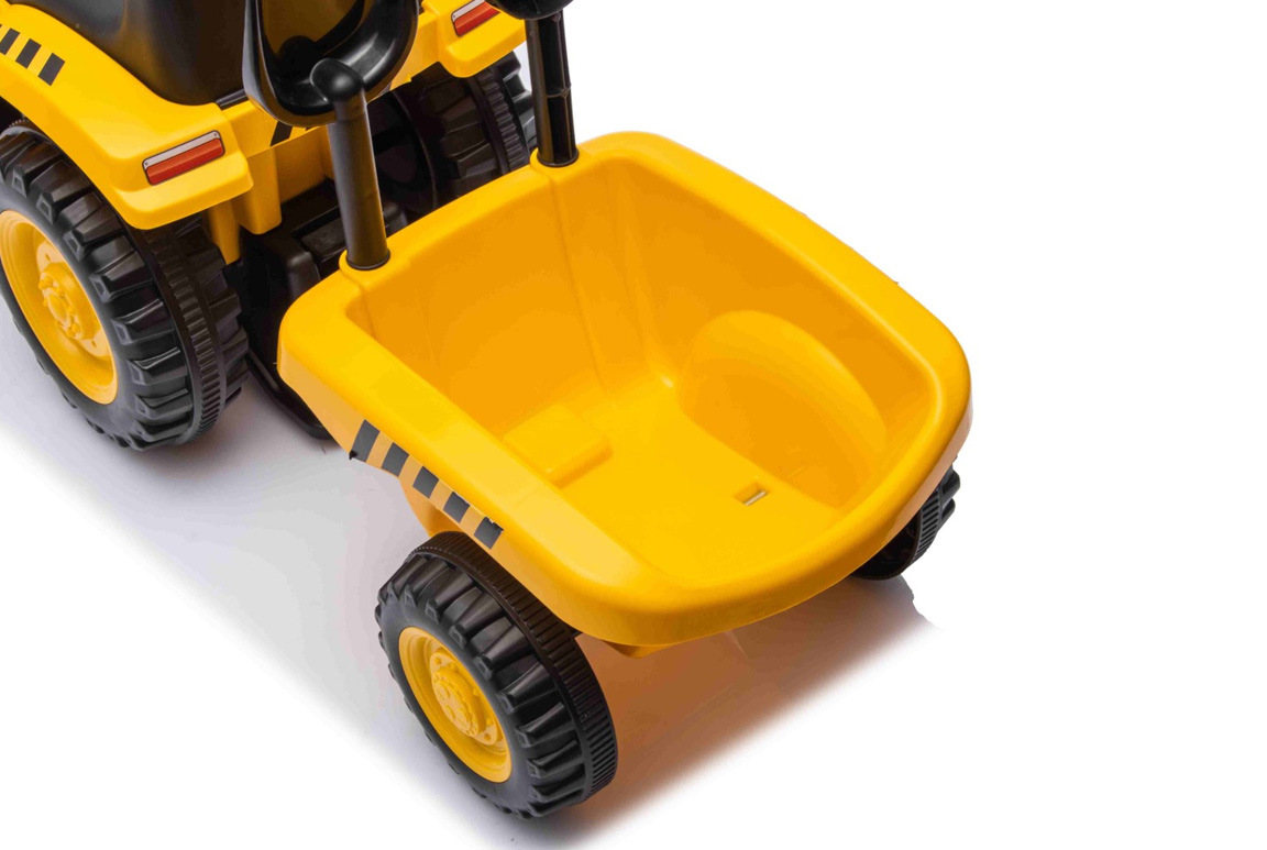 Traileren på CAT Caterpillar Gå-traktor med trailer og værktøj