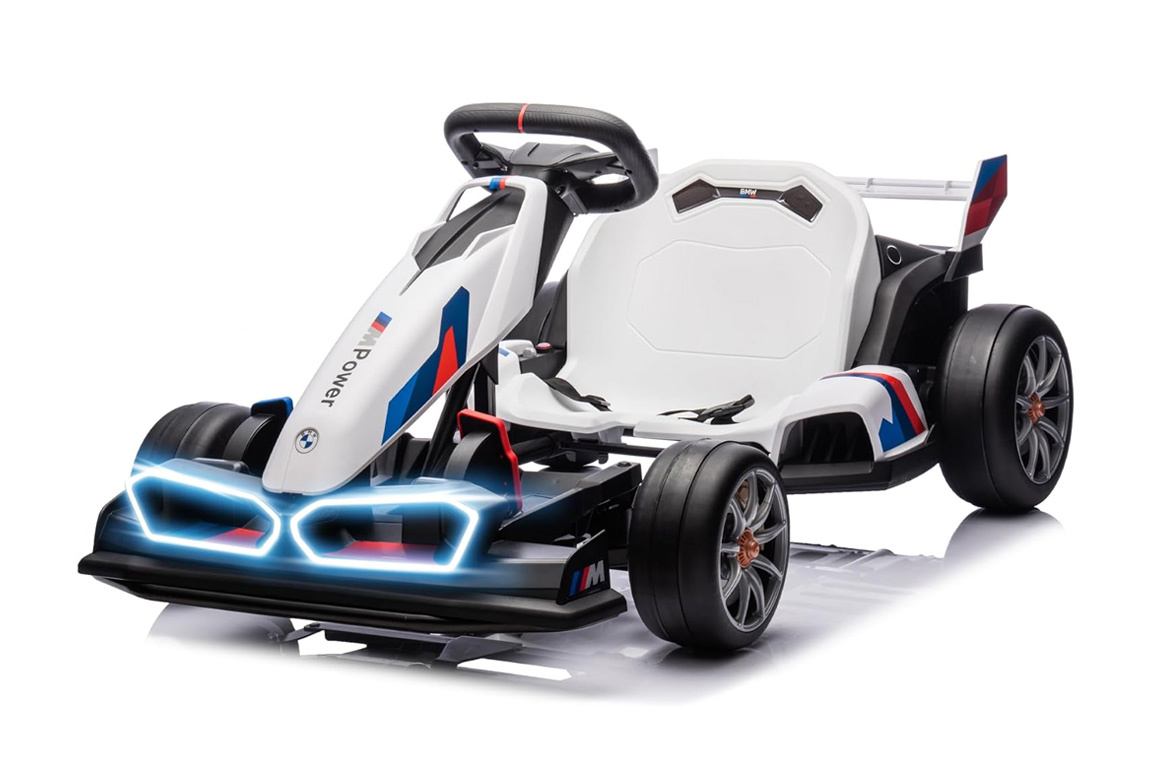 Elektrisk BMW Gokart med drift-funktion til børn, 24V 200W, 12 km/t.