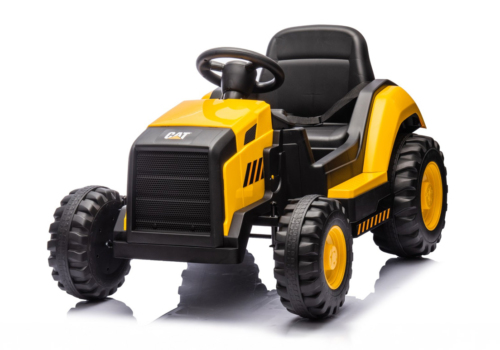Sjov elektrisk CAT Caterpillar El-Traktor til børn, 2x12V med lithium batteri.