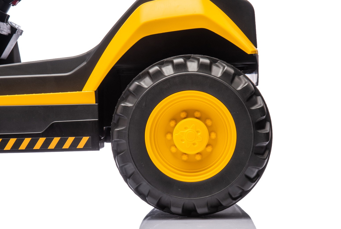 Sjov elektrisk CAT Caterpillar El-Traktor til børn - Hjul