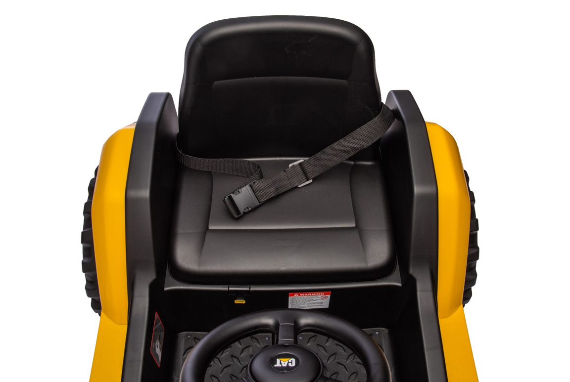 Sjov elektrisk CAT Caterpillar El-Traktor til børn - Sæde