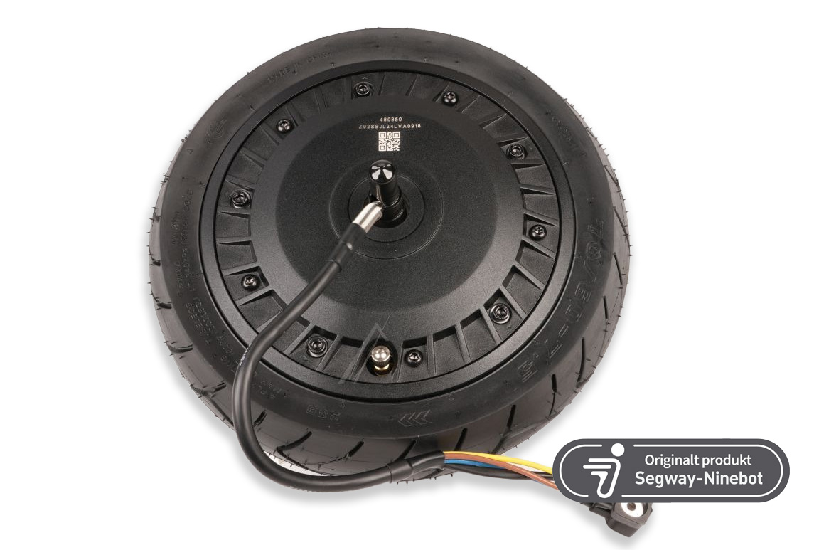 Originalt komplet baghjul med hub til Segway Ninebot Max G3 el-løbehjul - Køb reservedele til Segway Ninebot el-løbehjul hos FunWheels.