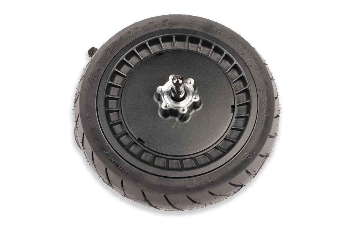 Originalt komplet baghjul med hub til Segway Ninebot Max G3 el-løbehjul - Køb reservedele til Segway Ninebot el-løbehjul hos FunWheels.