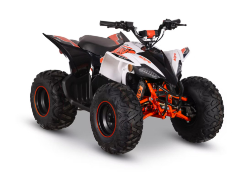 Kayo eA110 2100W elektrisk ATV til unge og voksne med en topfart på hele 43 km/t.
