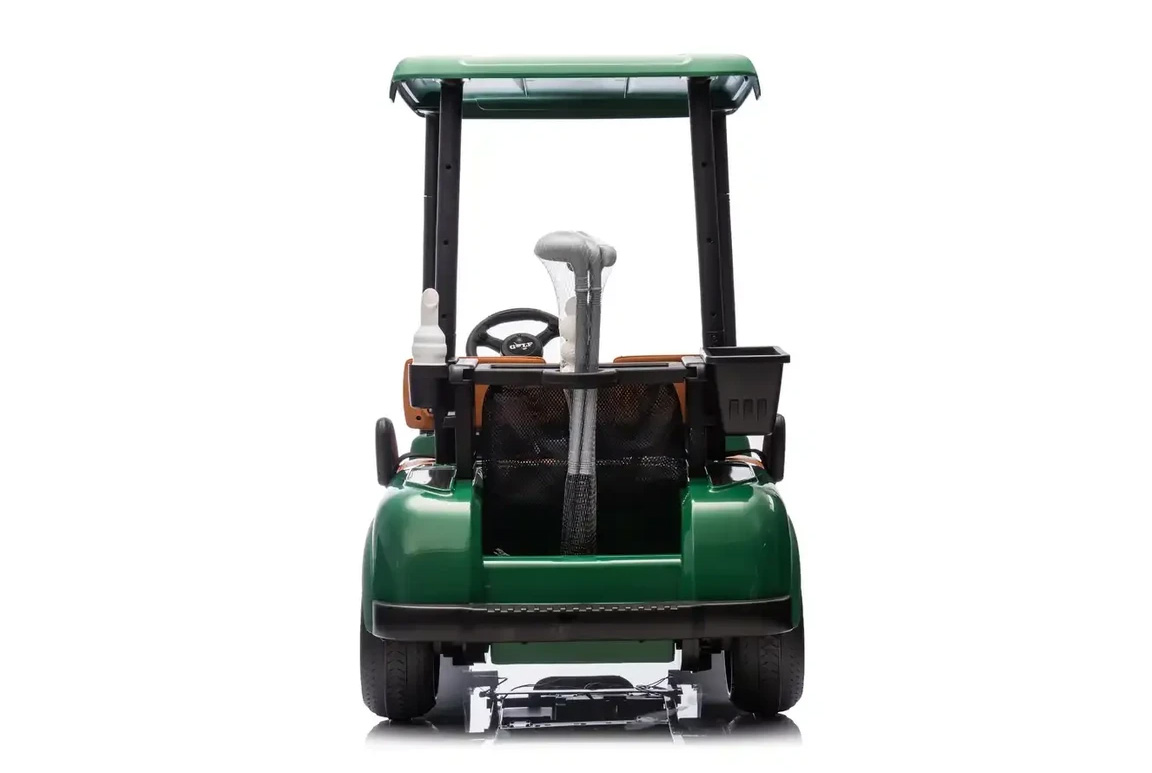 Grøn Green Master Buggy Golfbil til børn, 24V, 2x200W motorer. Plads til 2 børn.