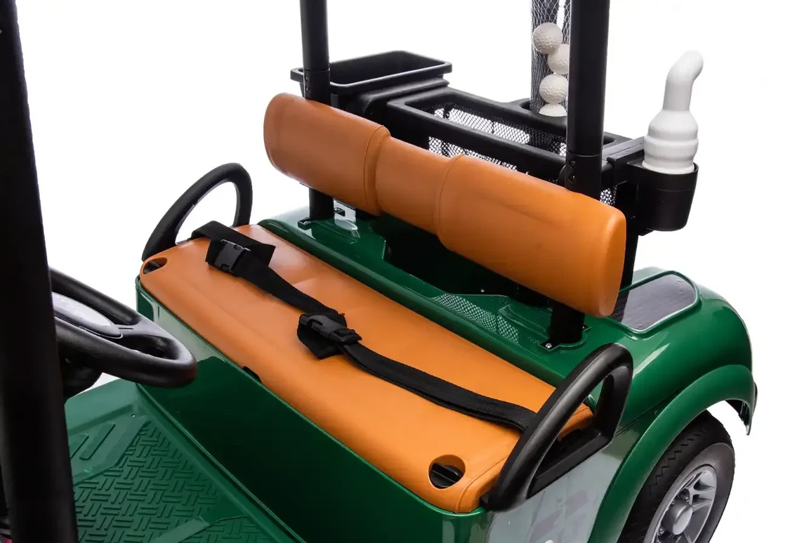 Grøn Green Master Buggy Golfbil til børn, 24V, 2x200W motorer. Plads til 2 børn.