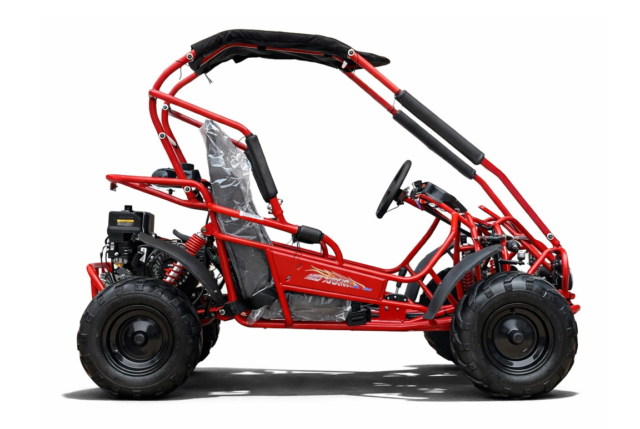 Rød 212cc Hammerhead GT80 Buggy Gokart til voksne, 50 km/t