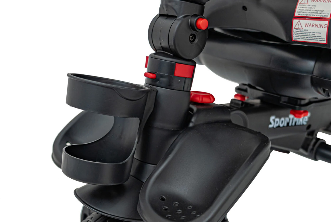 Trehjulet cykel med kaleche til børn – 3-i-1 SporTrike Rider (1–5 år), Grøn