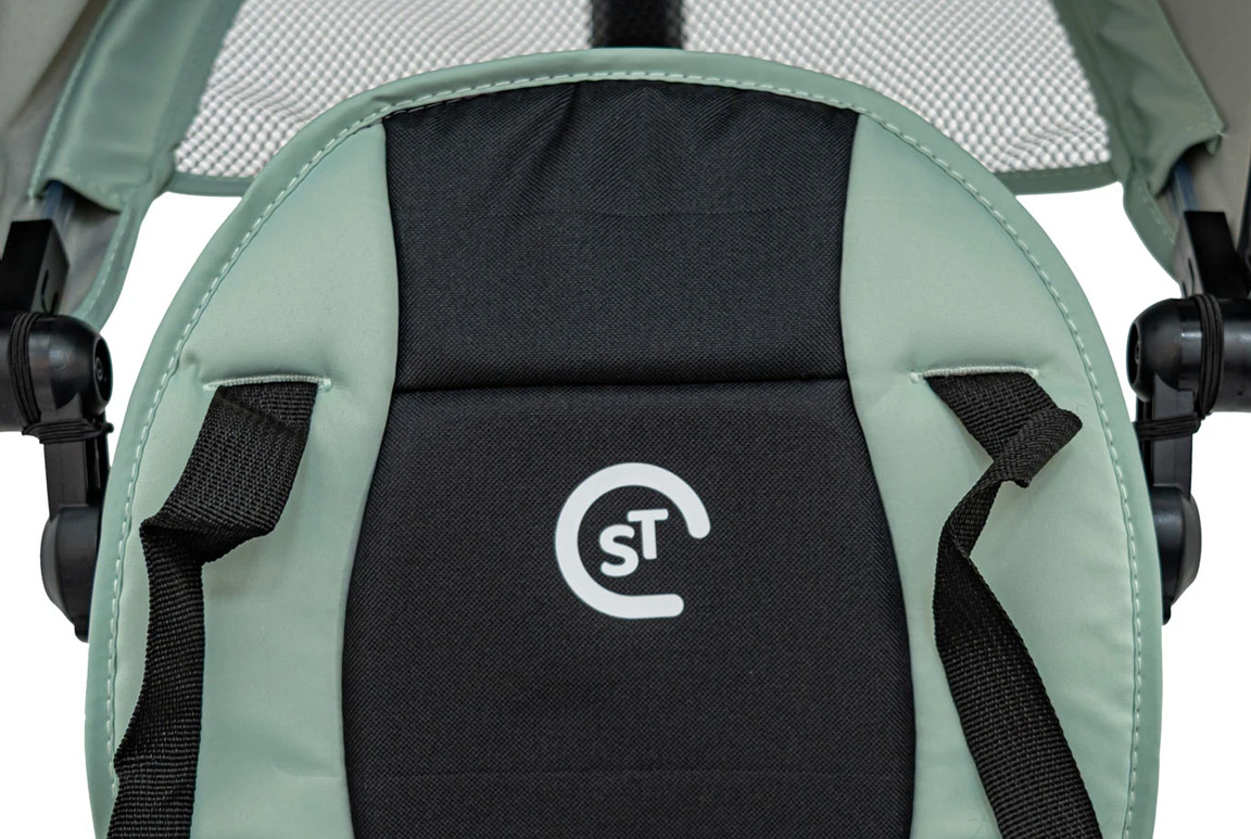 Trehjulet cykel med kaleche til børn – 3-i-1 SporTrike Rider (1–5 år), Grøn