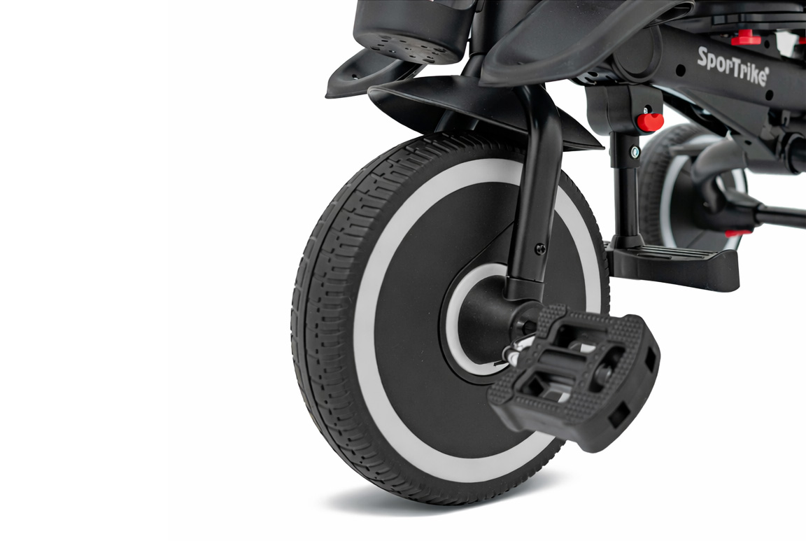 Trehjulet cykel med kaleche til børn – 3-i-1 SporTrike Rider (1–5 år), Grøn