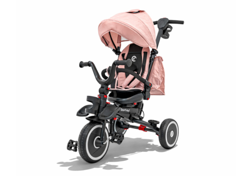 Trehjulet cykel med kaleche til børn – 3-i-1 SporTrike Rider (1–5 år), Pink