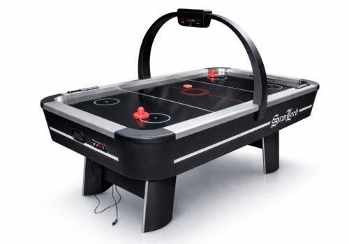 Stanlord BERGAMO Airhockeybord XL med airflow-system og elektronisk pointtæller, 7-fod Airhockey.