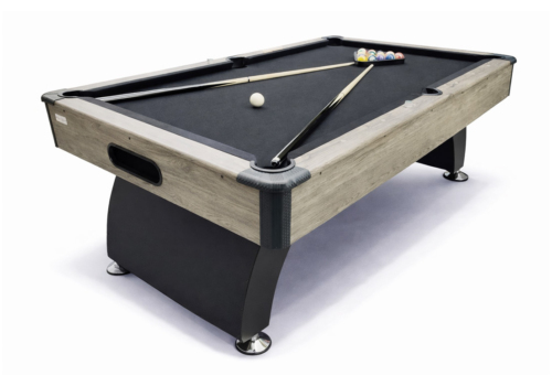 Stanlord PIEMONTE Poolbord – Eksklusivt 7-fods poolbord med komplet udstyr. BCA-godkendte K66 bander og automatisk retursystem.