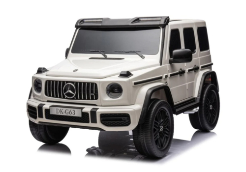 Mercedes G63 AMG XXL Extreme, 2x24V 280W Silent motor med EVA-gummihjul, Hvid