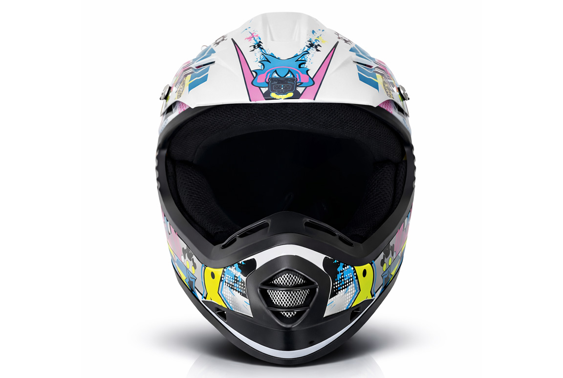 Godkendt ATV- og Crosserhjelm til børn – Street Pop.