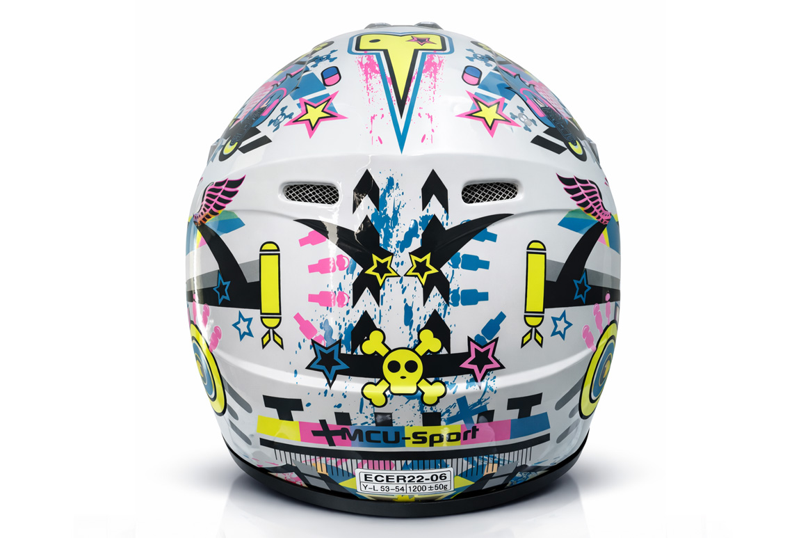 Godkendt ATV- og Crosserhjelm til børn – Street Pop.