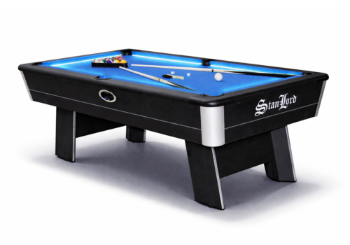 Stanlord AURA Poolbord – Eksklusivt 7-fods Poolbord med LED-lys, K66 gummi-bander - Komplet med alt udstyr.