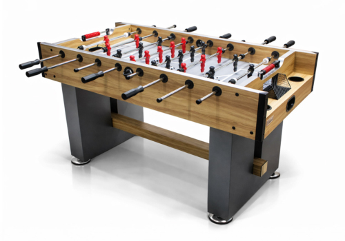 Stanlord BOLOGNA Bordfodboldbord med kopholdere – Stilrent designerbord til hjemmet, klubben, skolen eller virksomheden.