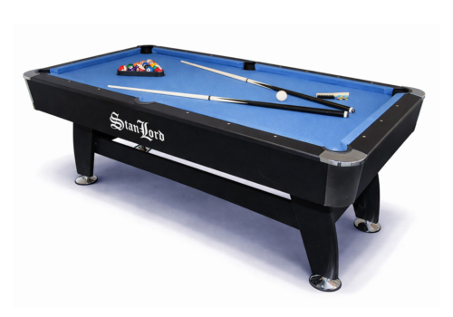 Stanlord MILANO Poolbord – Eksklusivt 8-fods Poolbord i høj kvalitet med BCA-godkendte K66 bander. Leveres med komplet udstyrspakke.