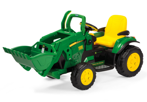 John Deere Ground Loader med frontskovl – Elektrisk traktor til børn fra Peg Perego.