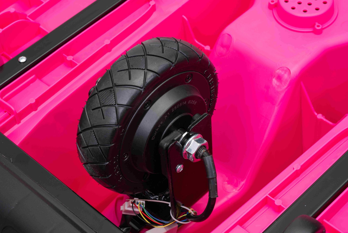 Pink Super Garage Drift Kart til børn - elektrisk gokart med drift-funktion, 14 km/t.