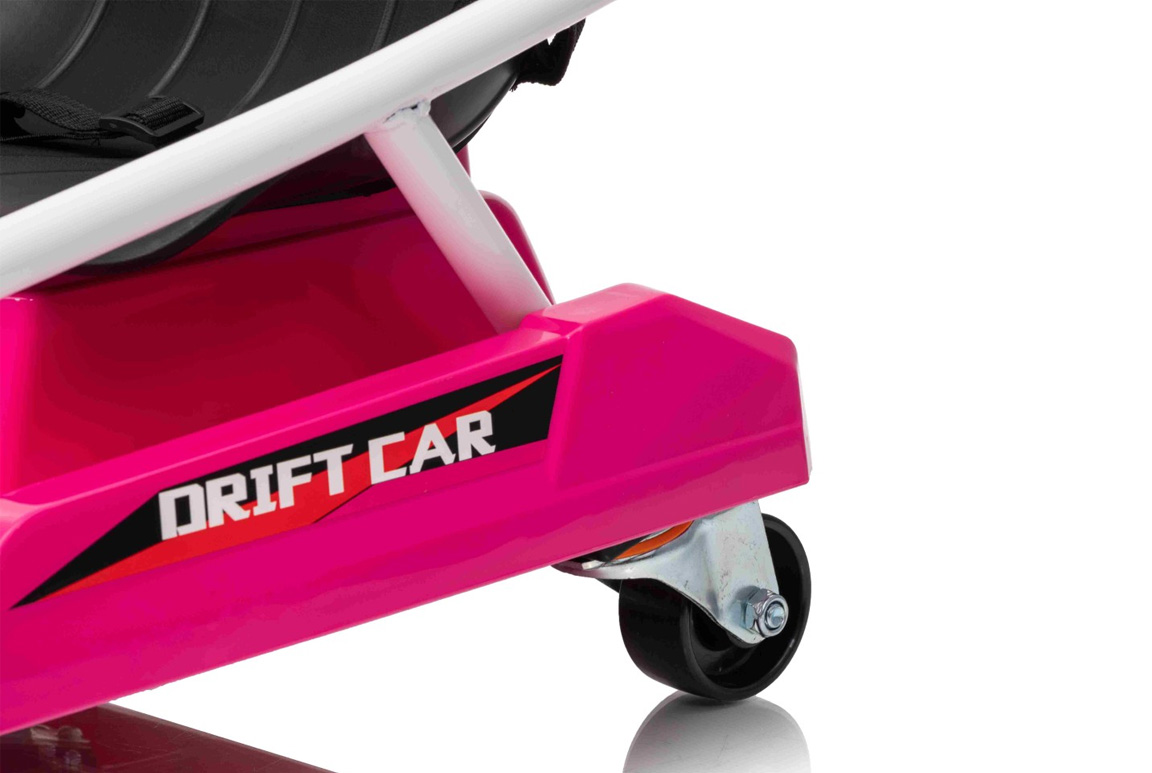 Pink Super Garage Drift Kart til børn - elektrisk gokart med drift-funktion, 14 km/t.