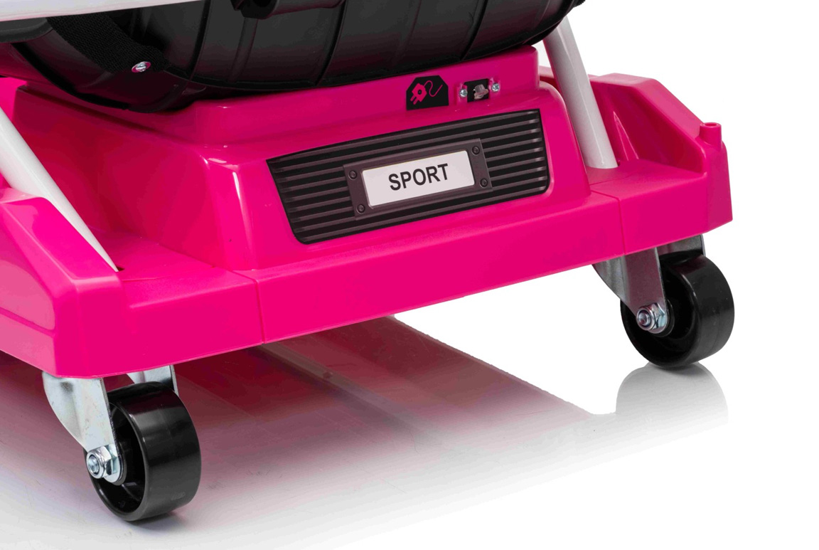 Pink Super Garage Drift Kart til børn - elektrisk gokart med drift-funktion, 14 km/t.
