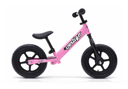 Pink Vertigo Løbecykel til børn i metal – den perfekte start på cykeleventyret.