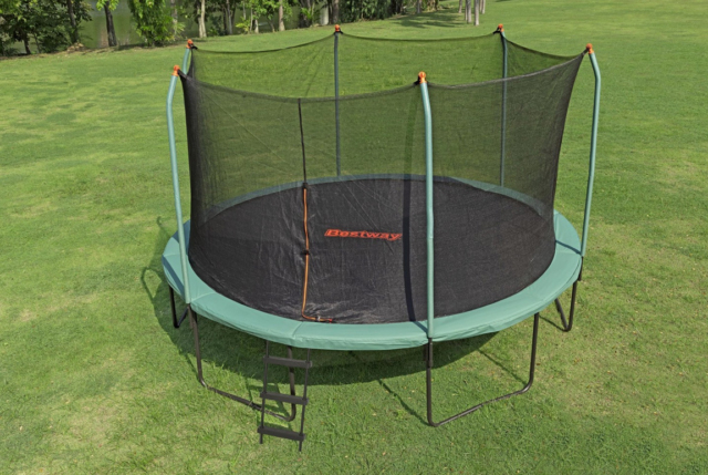 Stor Bestway Xtreme Air Trampolin med sikkerhedsnet Ø427 cm