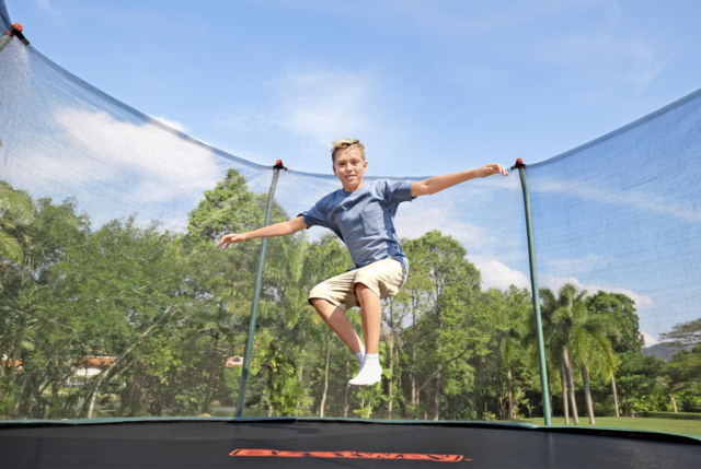 Stor Bestway Xtreme Air Trampolin med sikkerhedsnet Ø427 cm