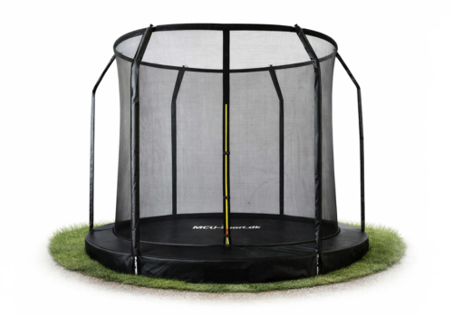 MCU-Sport Nedgravet / Inground Trampolin med sikkerhedsnet Ø244 cm (2,44 m.)