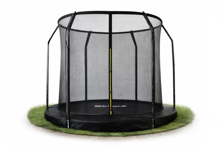 MCU-Sport Nedgravet Trampolin med sikkerhedsnet Ø244 cm.